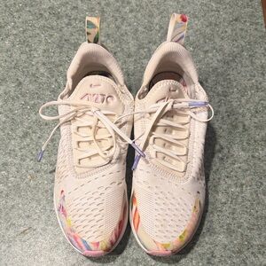 Nike Air 270 Sneakers with Cream and Multicolor Accents